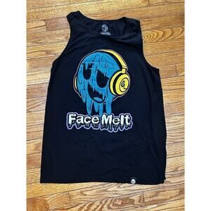 Amazing Apparel Men’s Tank Face Melt Graphic Xl